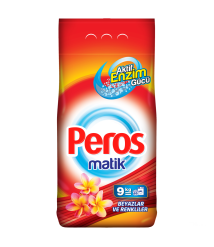 Detergent praf automat PEROS, 9kg, ambalaj moale